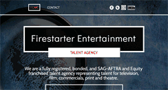 Desktop Screenshot of firestarterentertainment.com